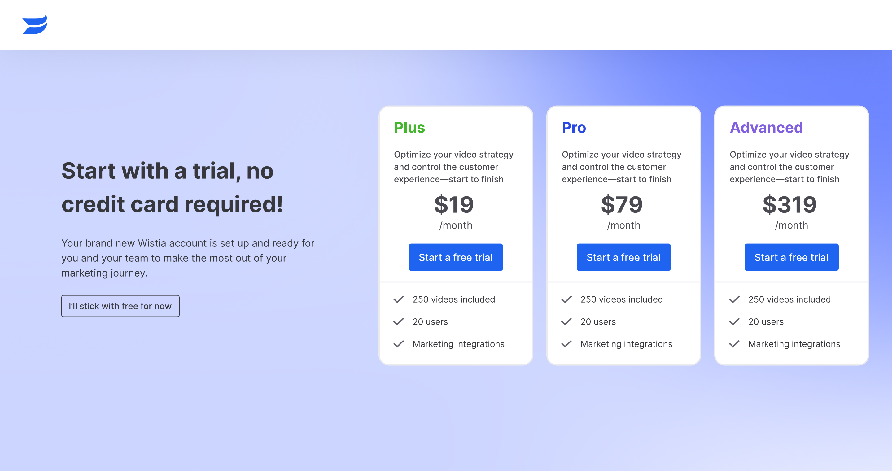 Trial offer prompt